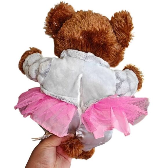 Valentine's Stuffed Teddy Bear Ballerina - Picture 2 of 4
